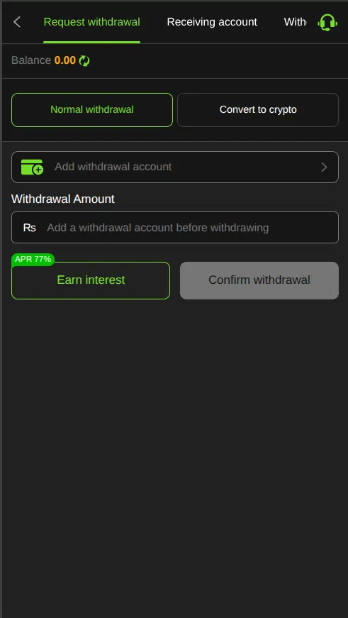 UP786 Withdrawal